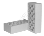 Новомосковский облицовочный кирпич.Одинарный.Хром.Гладкий.
